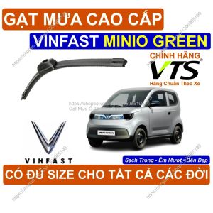 Gạt Mưa Kính Lái Cao Cấp Vinfast Minio Green Cặp G.ạt Mưa Kính Lái Vinfast Minio Green Có Đ.ủ Size Cho C.ác Đời