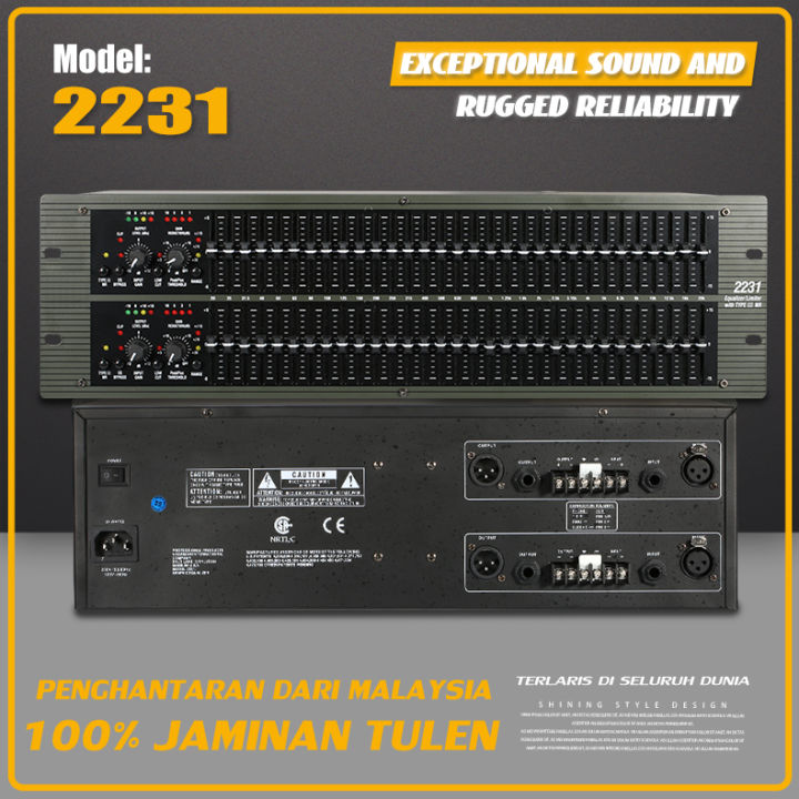 2231 equalizer 37band 2layer EQ graphic adjustment Noise reduction