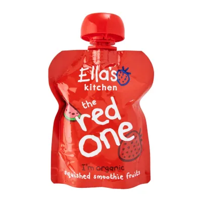 Ellas Kitchen Organic The Red One Squished Smoothie Fruits 6+ Months