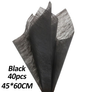 40pcs Tissue Paper Wrapped Flower Paper Handmade DIY Extraction Flower Wrapping Wrapped Flower Paper