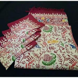 TAPLAK MEJA MAKAN OVAL SERBET 6