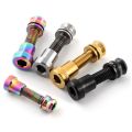 MUSASI Hợp  Titan Bu lông Titan Bạc Đen Vàng M5x17mm m5x19mm Đai ốc xe đạp  Đạp xe Bu lông thân hợp. 