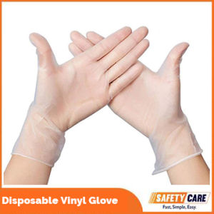 PLUS Vinyl Disposable Gloves Food Grade Powder-Free Disposable Gloves (100pcs) | CE FDA Certified | Ready Stock in Singapore/Fast Delivery
