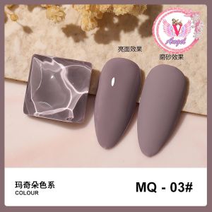 สีทาเล็บเจล AS ( รหัส MQ ) 6 เฉด 15ml ยาทาเล็บเจล AS เงา ติดทนนาน เม็ดสีแน่น พร้อมส่ง!