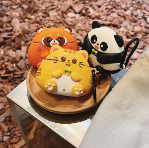 Case for Apple Airpods 3 2 1 Gen Protective Cover for AirPods Pro 2nd 1st Generation Panda Raccoon Dog Orange Cat Cute Lovely