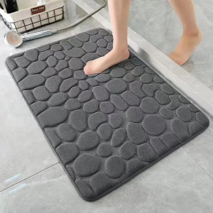 Super Absorbent Anti-slip Bathroom Mat Quick Drying Floor Mat Home Carpet Kitchen Mat