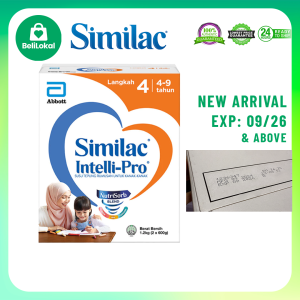 [Ready Stock] Similac Intelli-Pro Step 4 | 4-9 Tahun (600g & 1.2kg) [Exp 08/26 & Above]