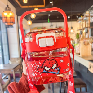 Disney chai nước đông lạnh cho trẻ em trẻ mới biết đi phim hoạt hình cốc uống với rơm BPA-free 280ml/9.5oz chai Elsa Olaf