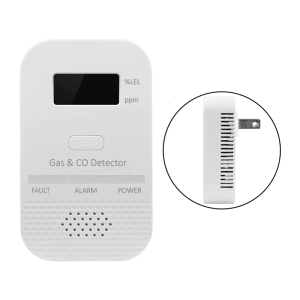 Gas Detector Carbon Monoxide Combustible Gas Monitor Low False Alarm Rate Simple DIY Installation Solution