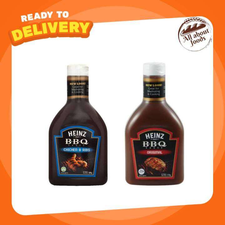 Heinz BBQ Sauce Chicken & Rib, Orginal ไฮนซ์ ซอสบาร์บีคิวรสซอสไก่ ...