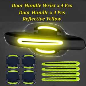 【B236 READY STOCK】Car Door Handle Reflective Sticker Car Door Wrist Protection Pad Anti Scratch Protective Sticker