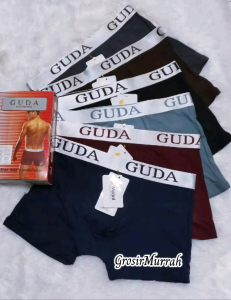 6pcs Celana dalam Pria Dewasa Celana Dalam Boxer GUDA Murah