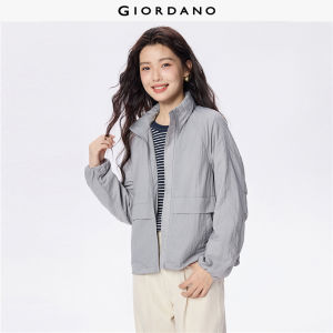 Giordano Beau Monde Women Stowaway hood windbreaker Free Shipping 13375132