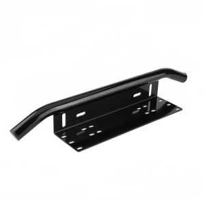 Heavy-Duty Aluminum Front Bumper License Plate Bracket with Light Bar Mount 23 Inch