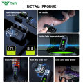 TNW A13 Wireless Microphone 2-In-1 Clip On Mic Wireless Dual Lavalier Mikrofon Iphone dan Charging Case Bluetooth Mikrofon Wireless Clip on untuk TikTok YouTube Facebook Live Stream. 