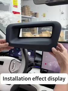kkmf For Mazda CX-6e EZ-60 J90K 2025 ~2027 2026 LHD Car Head-up Display Protect Cover HUD Instrument Dust Cover Interior Accessories 9Q4T2