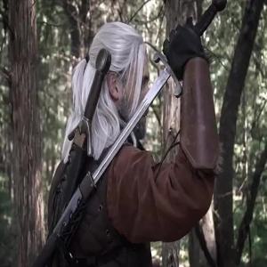 New Cosplay Props European and American Retro Medieval Renaissance Gear COSPLAY Leather skirt #