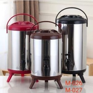 WATER JUG/MILK TEA BUCKET bahan Premium Stenlies Stell Ukuran 8 liter - 12 liter