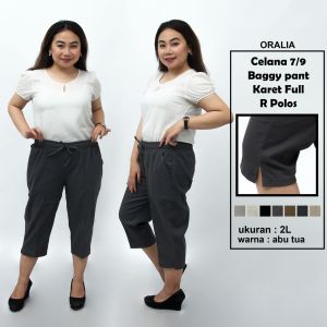 Celana Jumbo Karet Full R: Model Baggy dan Nyaman