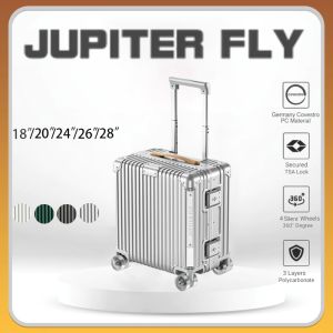 【MALAYSIA】JUPITER FLY Boarding Trolley Luggage Large Capacity Suitcase TSA Lock 360° silent Wheels