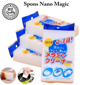 Magic Spons Busa Ajaib Spon Busa Nano Magic Sponge Jepang / Busa Pembersih Serbaguna / Spons Cuci Piring Terlaris