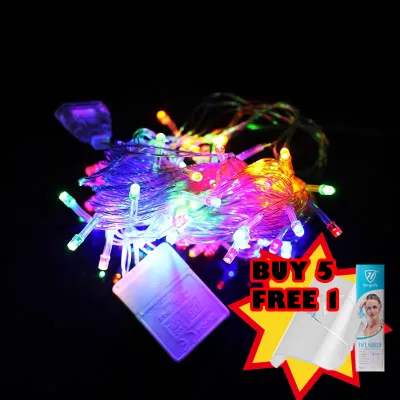 10M RGB Christmas Xmas Lights LED Outdoor waterproof Transparent wire room decor WITH END CONNECTOR Party Holiday lights