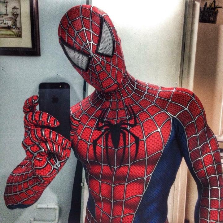 Adults Suit Clothes Classic Spider Man Raimi Cosplay Costume 3d Printed