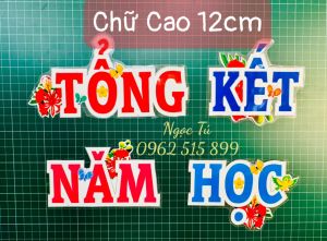 Sét trang trí bảng Tổng kết năm học.