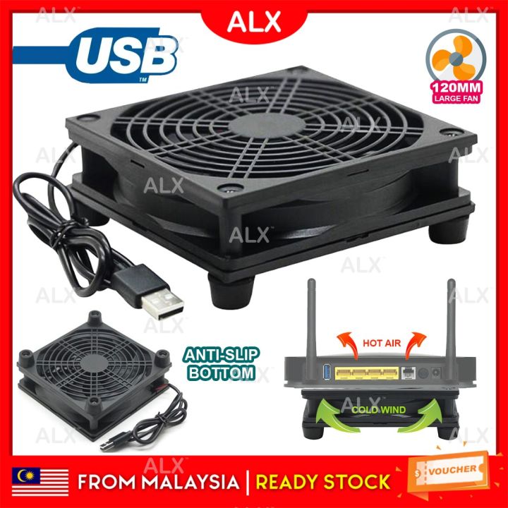 Fan For Router ALX Malaysia WIFI Fans WIFI Cooler Fan Silent 120mm Cooling Fan ...