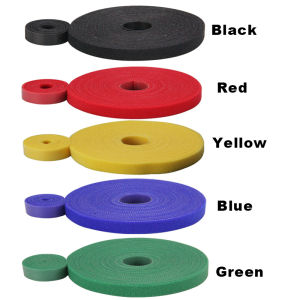 Bestenrose 5M Hook and Loop Velcro Strap Tape Wire Organizer Velcro Cable Ties Adhesive Fastener Tape Magic Cable Ties Clip Wire Line