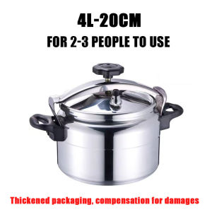 Aluminum Pressure Cooker 4L/7L/9L/11L/13L/15L/18L Large Capacity Gas Cooker Stew Pot Universal Kitchen Household Cookware