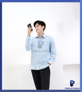 Kemeja Seragam Kemenkes Pria PDH Pakaian Dinas Harian Kementrian Kesehatan RI Terbaru