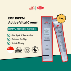 Hanmi PRO-CALM EGF Active Vital Cream 20ML – Skin Repair & Barrier Care | Post-Laser Soothing | Wrinkle Firming