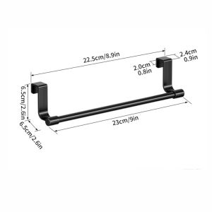 【COD&Fast Delivery】Multi-purpose Towel Rod Towel Storage Bar Punch-free Towel Storage Organizer Gifts Rag Hanger Over Cabinet Towel Rack