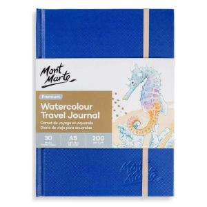 Mont Marte Watercolour Travel Journal Premium A5 30 Sheets A5 200gsm