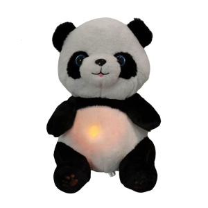 Practical Sturdy Plush Breathing Panda Toy for Anxiety Reduction and Better Sleep Experience for All Ages Daily Use