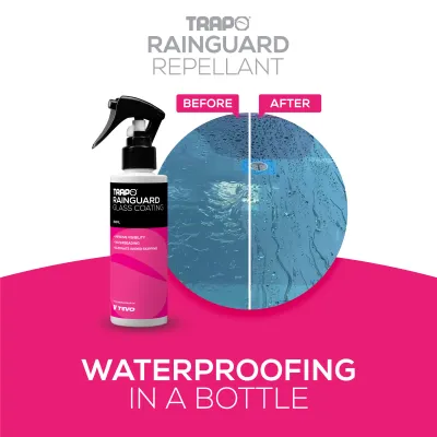 Trapo Rainguard Glass Coating / Car Rain Water Repellant / Windshield Windscreen Glass Repellant Coating / Car Care