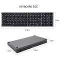 314JOMAA PortableFolding Keyboard Foldable Wireless Bluetooth keyboard with Numeric Keypad for Windows ,Android, IOS Tablet ipad Phone. 