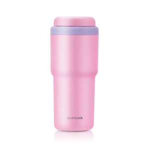 Ly giữ nhiệt LocknLock 480ml Daily Macaron Tumbler LHC3292 - Hàng chính hãng thép không gỉ 316L mở 1 chạm - JoyMall