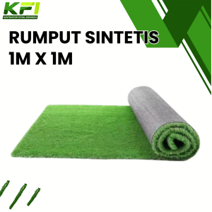 Rumput Sintetis Bandung Meteran 1m x 1m Tipe Swiss Untuk Ruang Tamu Dari KFI Sport