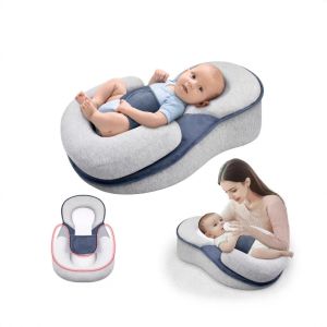 Newborn Anti-Reflux Baby Pillow Adjustable Head Deviation Correction Baby Nursing Pillow
