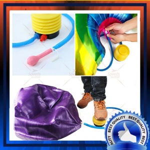 Pompa Angin Injak Manual (BULAT KUNING) Pompa Balon Foil Ban Karet Renang Kasur Air Bed Sepeda