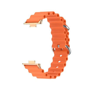 Soft Ocean Silicone Strap+Case Screen Protector Watchband For Huawei Watch Fit 3 Bracelet Smart Watch Colorful Wristband for Huawei Watch Fit 3
