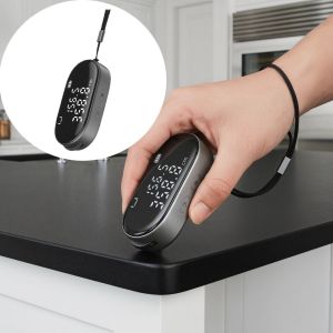 CHA High Accuracy Mini Electronic Ruler Mini Size Type-C Rechargeable Digital Wheel Tape Measure Digital Hand Tool Type-C Rechargeable Tape Ruler Measuring