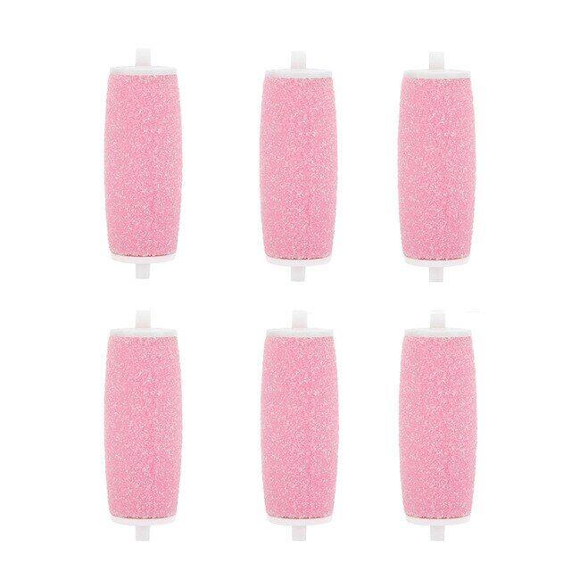 6pcs/lot Pedi Hard Skin Remover Foot Polish Rollers Refills Replacement ...