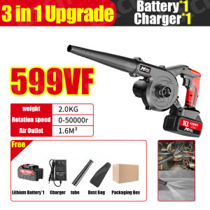 Cordless air blower Electric air blower Electric vacuum cleaners blower 3in1 Blowing/Suction 220V Portable Rechargeable Dry/Wet For computer car home clean Leaf dust extractors Blow machine Vacuum blower Electric blower CPU dust blower