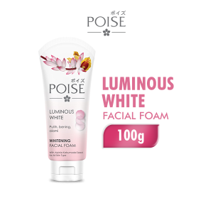 POISE Facial Foam LUMWhite Tube 100gr - Sabun Muka / Pembersih Wajah