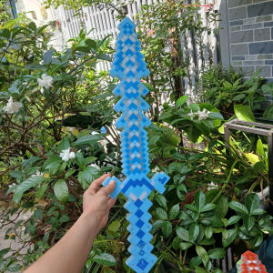 [ ẢNH VIDEO THAM KHẢO KÈM PIN] Đồ Chơi Kiếm Minecraft Kim Cương Có Đèn Led Nhạc An Toàn Cho Bé GIAO MÀU NGẪU NHIÊN