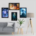 led decorative indoor picture led film poster frame ultra thin led light panel poster. 