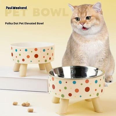 PaulWeekend ชามให้อาหารสุนัข สแตนเลสสวยสง่ายกระดับ